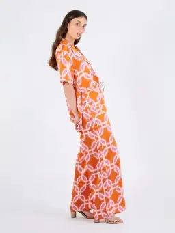 Rachel Gilbert Zila Set Orange/Pink Size AU 12 for rent on The Volte - image 2