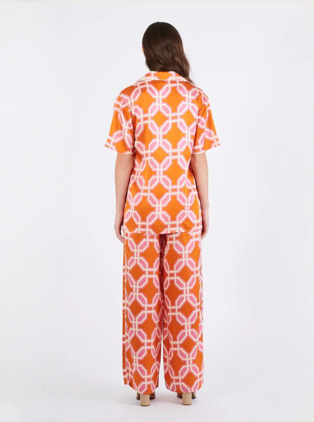 Rachel Gilbert Zila Set Orange/Pink Size AU 12 for rent on The Volte - main image