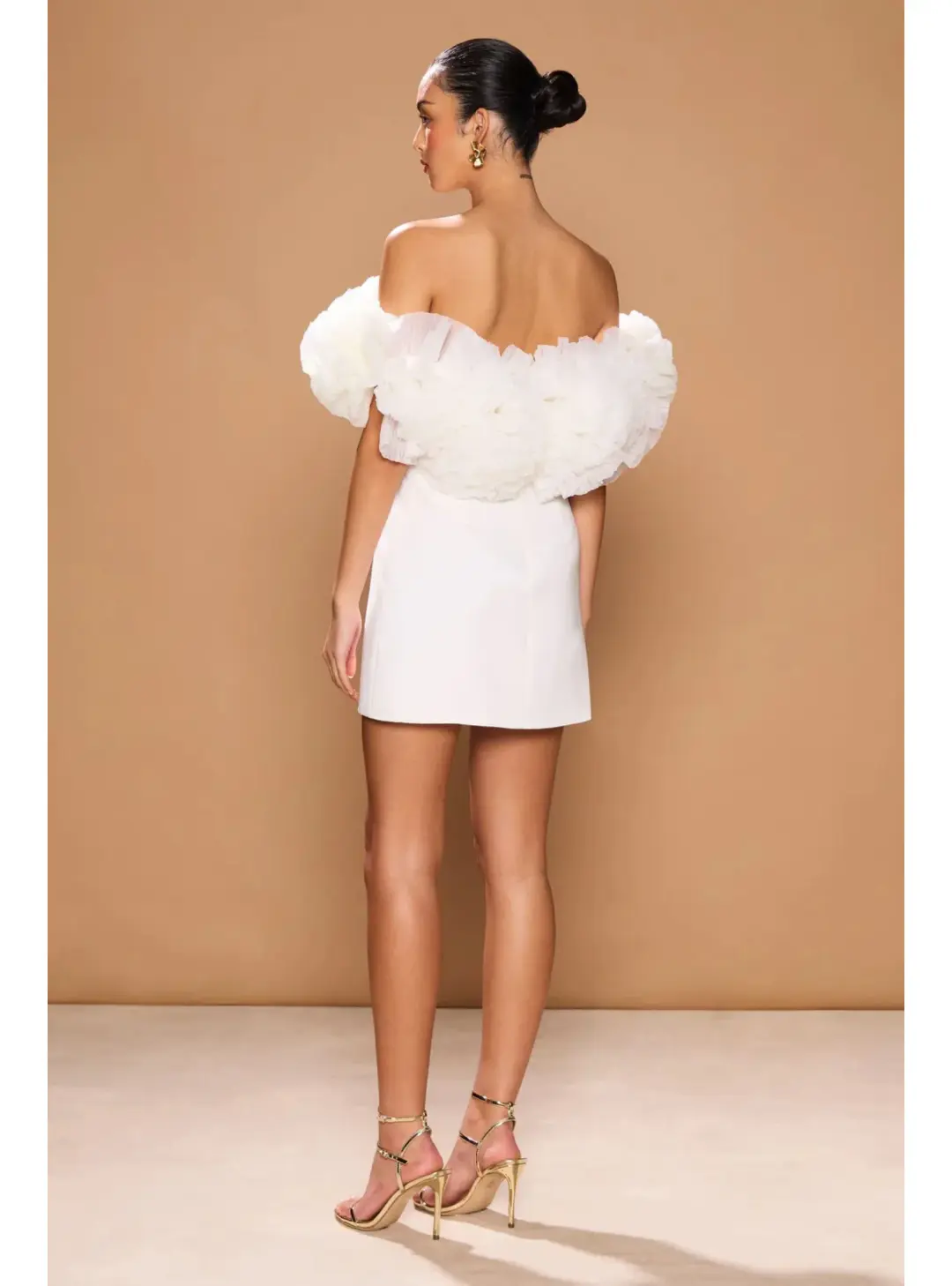 Sonya Moda Sorrento Mini Dress White Size AU 8 for rent on The Volte - main image