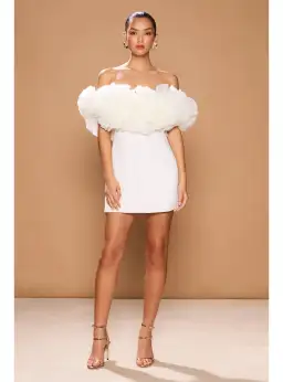 Sonya Moda Sorrento Mini Dress White Size AU 8 for rent on The Volte - image 1