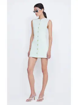 Bec & Bridge Ilora Knit Mini Dress Mint Size AU 10 for rent on The Volte - image 2