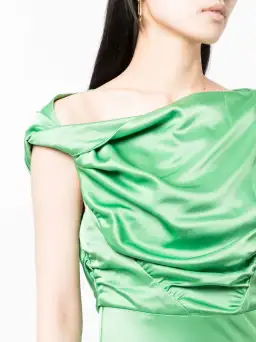 Paris Georgia Davie Dress Basil Green Size XS / AU 6 for rent on The Volte - image 2