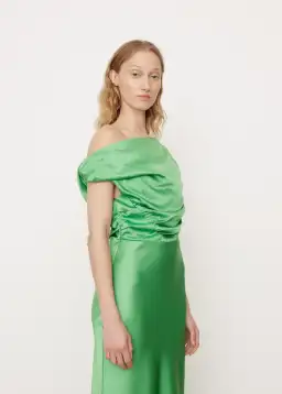 Paris Georgia Davie Dress Basil Green Size XS / AU 6 for rent on The Volte - image 5