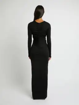 Christopher Esber Venus Long Sleeve Dress Black Size 8 / 8-10 AU for rent on The Volte - image 3