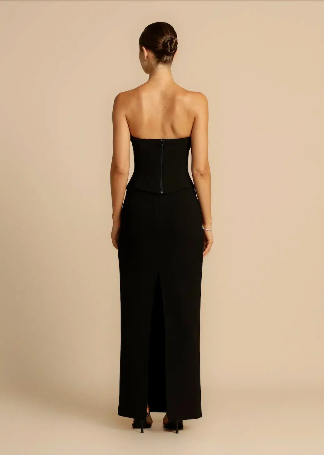 Arcina Ori Frida Bustier and Sloan Skirt Set Black Size S / AU 8 for rent on The Volte - main image