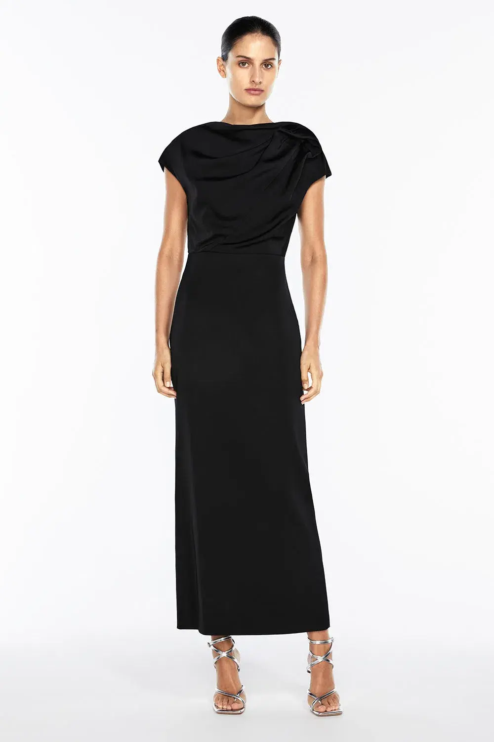 Manning Cartell Grand Illusion Maxi Gown Black Size 10 - Image 1