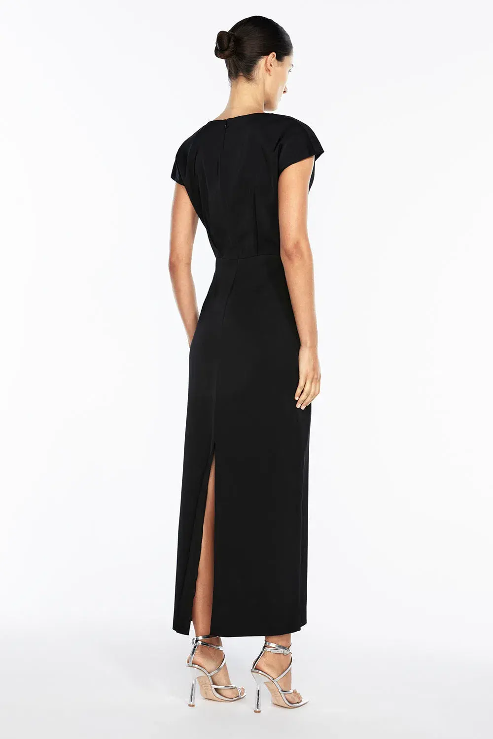 Manning Cartell Grand Illusion Maxi Gown Black Size 10 - Image 3