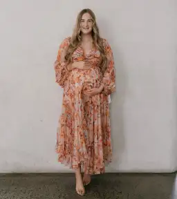 Acler Astone Dress Lilac Blush Size 12 for rent on The Volte - image 1