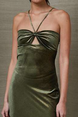 Dancing Queen Metallic Formal Maxi Dress- Bec and Bridge for rent on The Volte - image 5