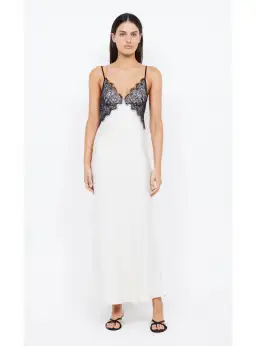 Bec & Bridge Emery Lace Maxi Dress Ivory/Black Size AU 6 for rent on The Volte - image 1