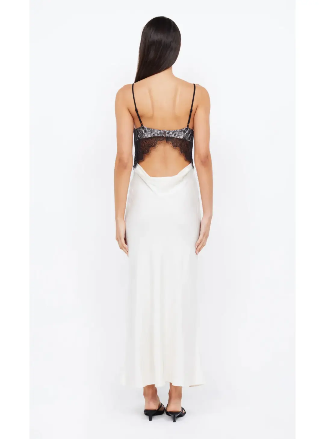 Bec & Bridge Emery Lace Maxi Dress Ivory/Black Size AU 6 for rent on The Volte - main image