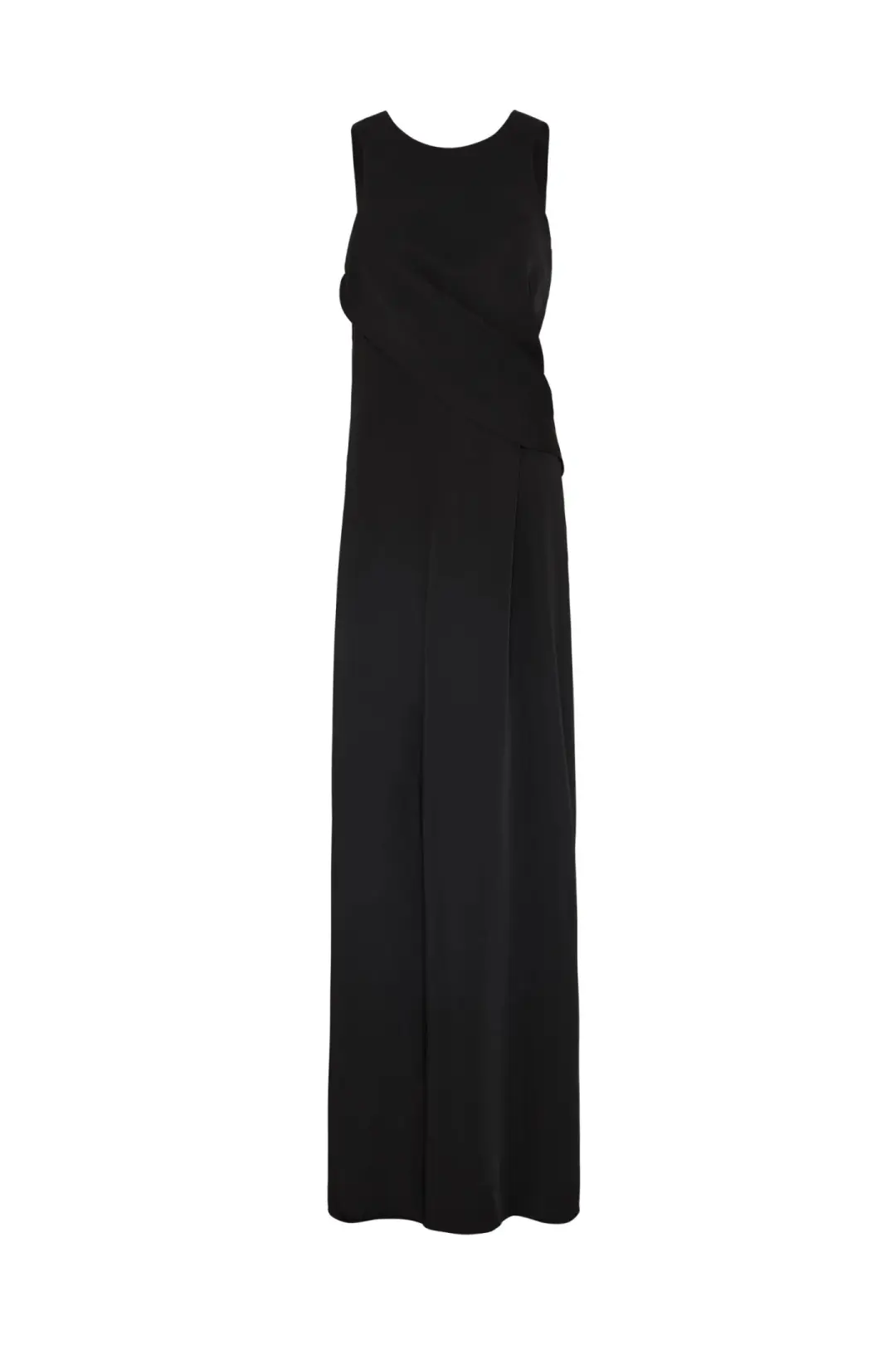 Bianca Spender Jersey Suiting Anchor Gown Black Size 1/ AU 8 for rent on The Volte - main image