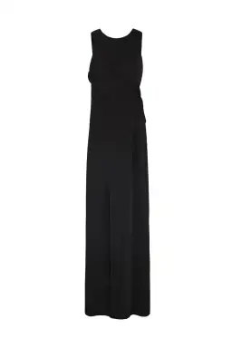 Bianca Spender Jersey Suiting Anchor Gown Black Size 1/ AU 8 for rent on The Volte - image 3