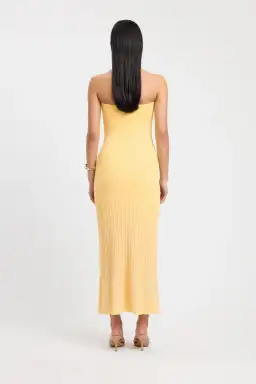 Kookai Serah Strapless Dress Yellow Size 8 for rent on The Volte - image 2