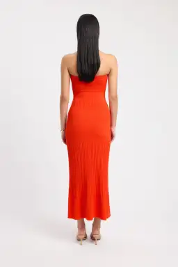 Kookai Serah Strapless Dress Mimosa Orange Size 10 for rent on The Volte - image 2