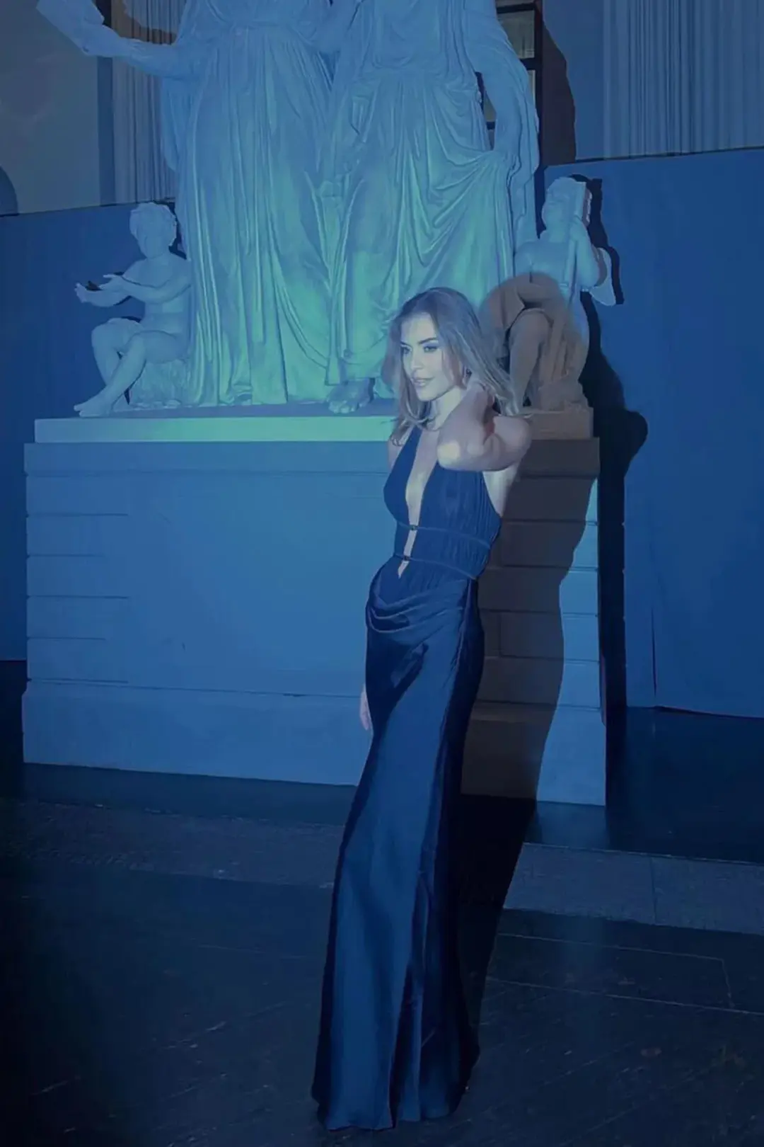 Misha Celine Maxi Dress Black Size 6 for rent on The Volte - main image