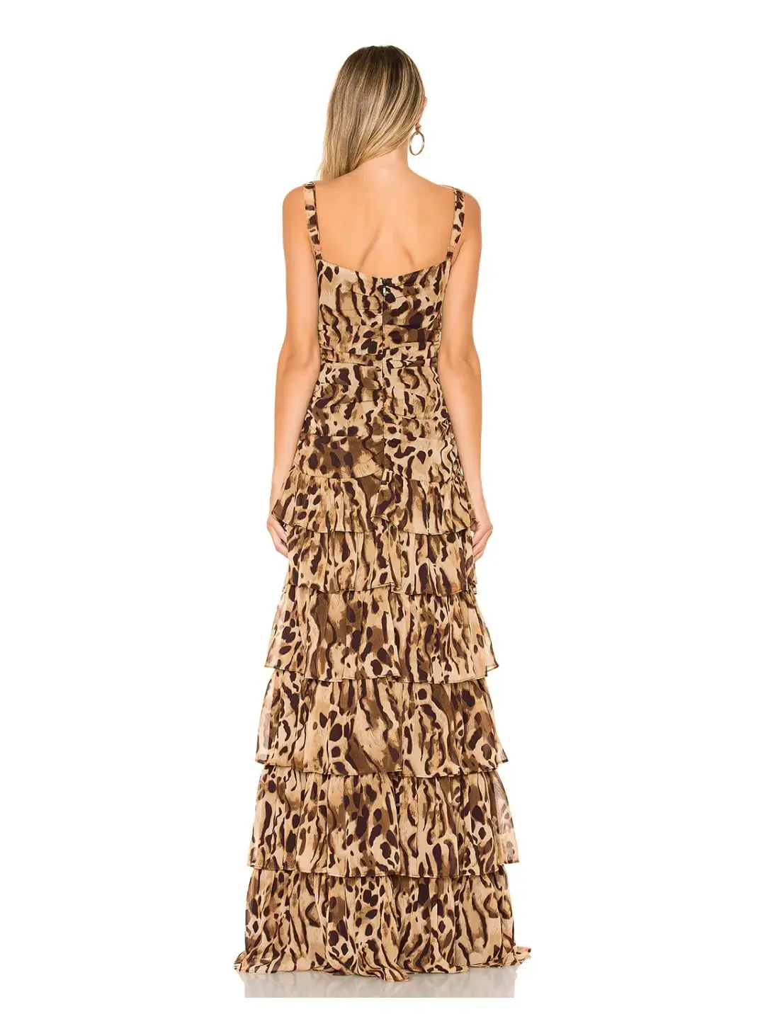 Bronx & Banco Amazon Gown Leopard Print Size 8 for rent on The Volte - main image
