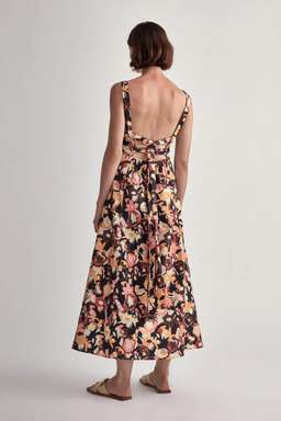 Camilla & Marc Delfino Split Skirt Dress Print Size 10 for rent on The Volte - image 2