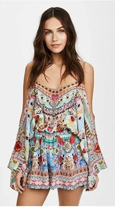 Camilla Close To My Heart Playsuit Multi Size 10 for rent on The Volte - main image