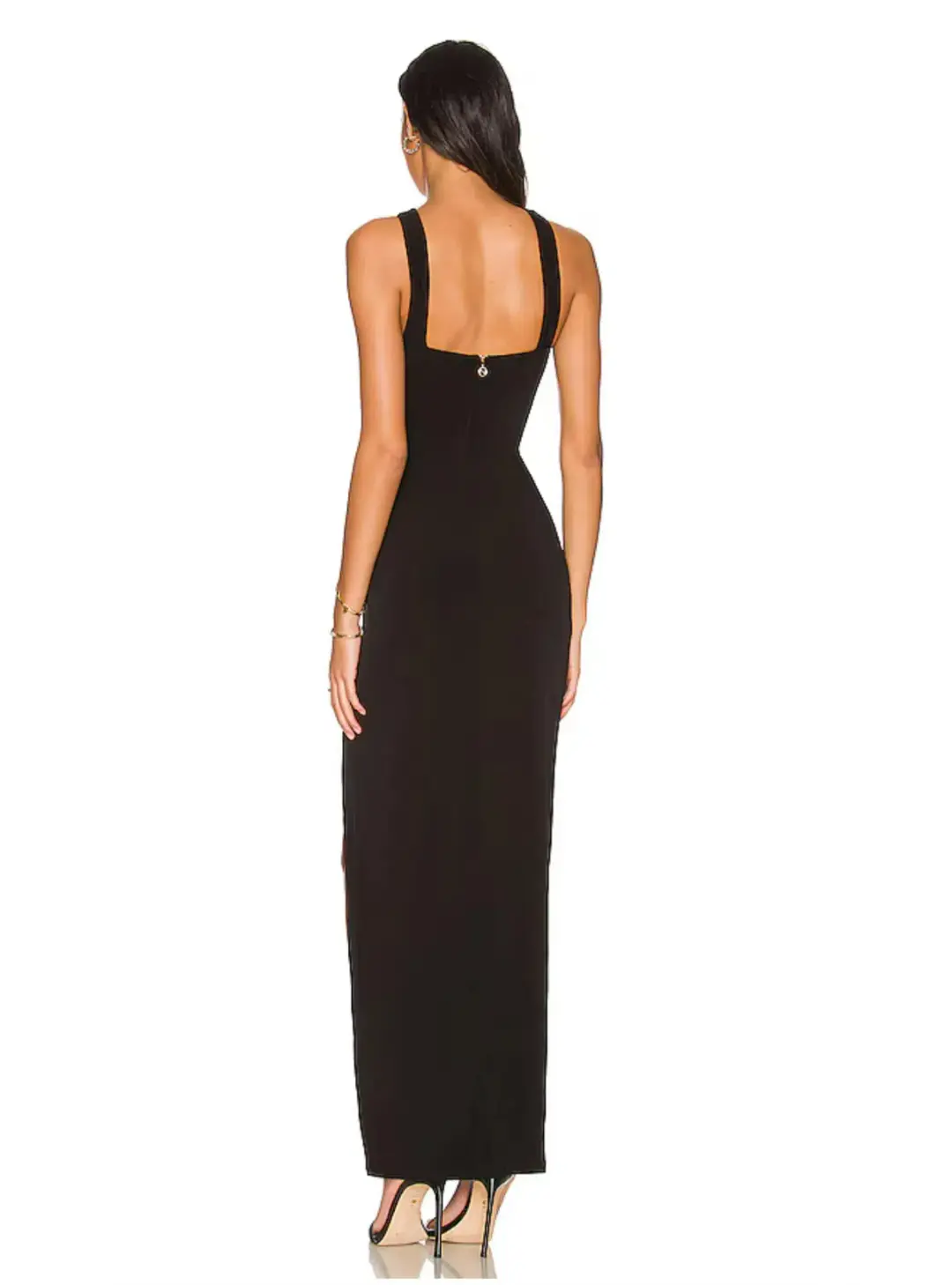 Love Nookie Belisse Maxi Dress Gown in Black Size XS / AU 6 for rent on The Volte - main image