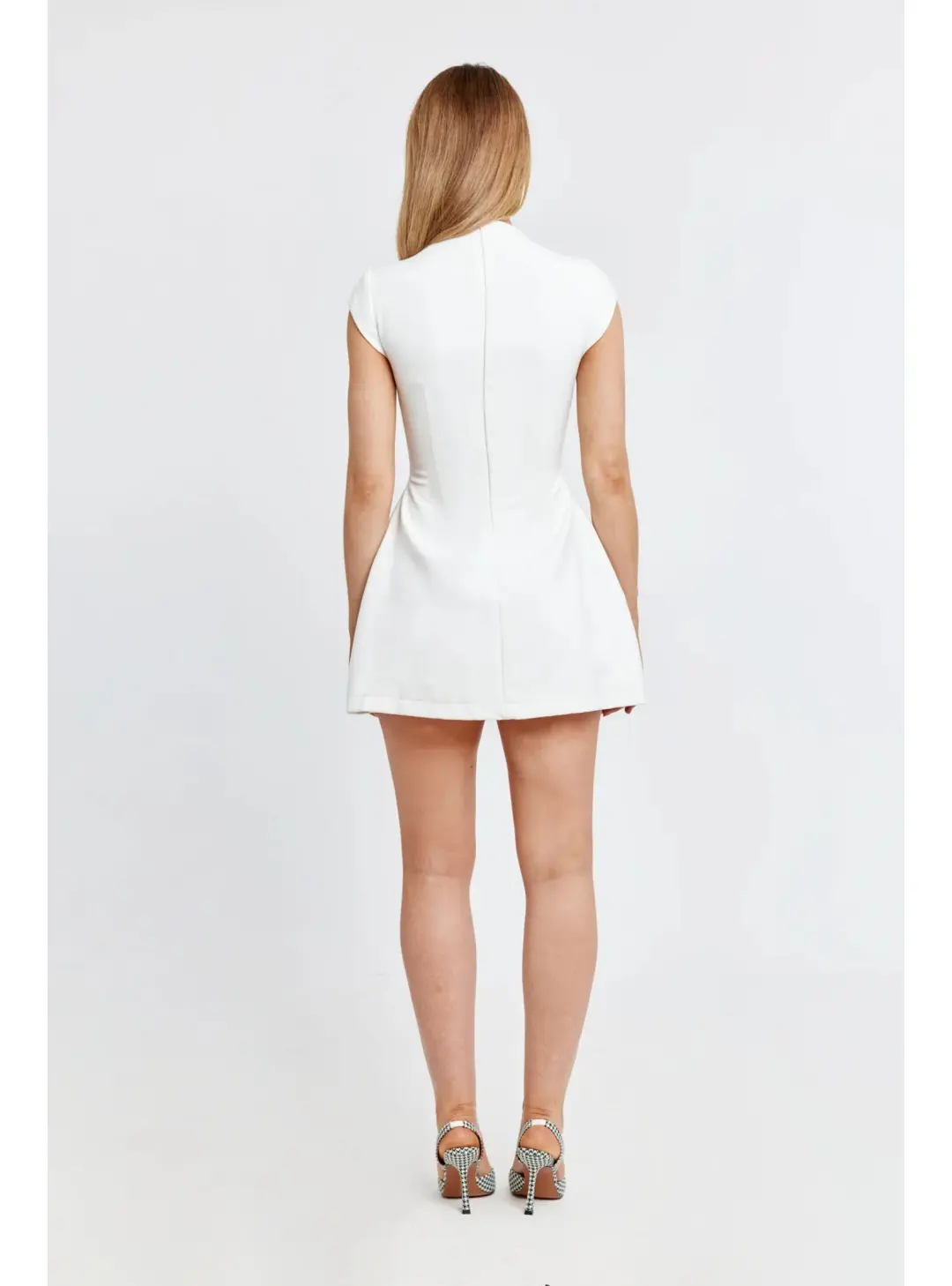 Odd Muse The Ultimate Muse Cap Sleeve Mini Dress White Size XS / AU 6 for rent on The Volte - main image