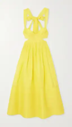 Zimmermann Botanica Bralette Gown In Sunshine Yellow Size 1 / AU 10 for rent on The Volte - image 3