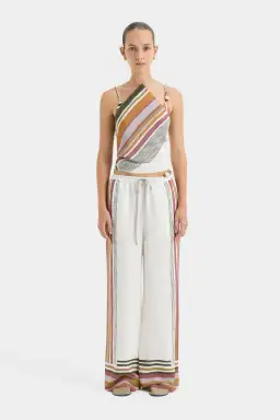 Sir the Label Caprera Scarf And Caprera Pant Set Milazzo Stripe Size 10 for rent on The Volte - image 1