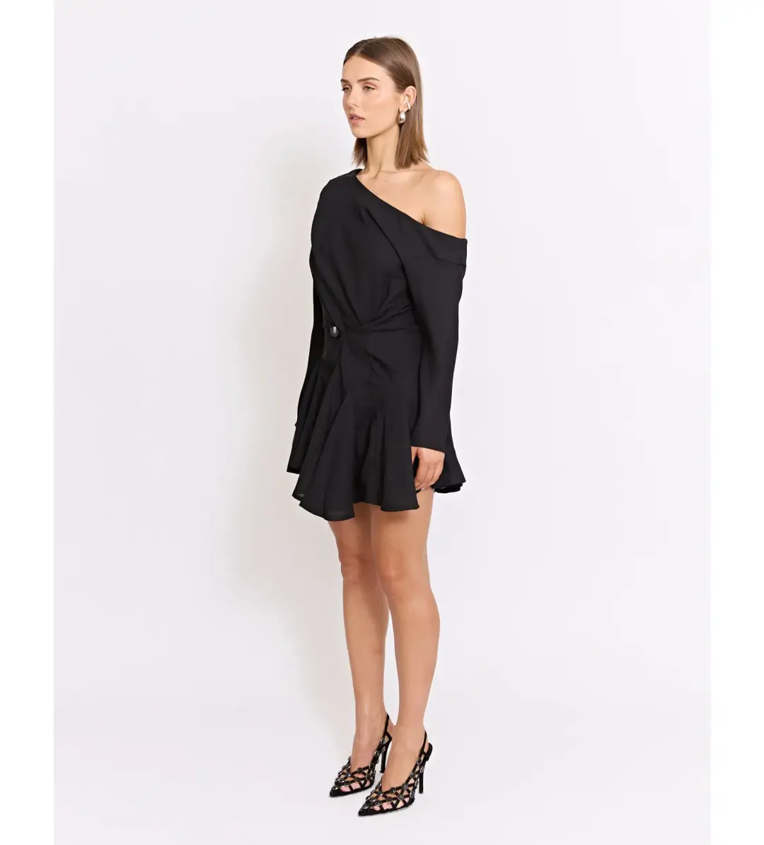 Pfeiffer Lucia Mini Dress In Black Size XS / Au 6 for rent on The Volte - main image