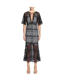 Manning Cartell Serpentine Lines V-Neck Dress