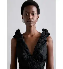 Rachel Gilbert Celia Gown in Black Size 12 for rent on The Volte - image 2