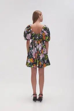 Aje Gabrielle Plunge Mini Dress Midnight Floral Size 8 for rent on The Volte - image 3