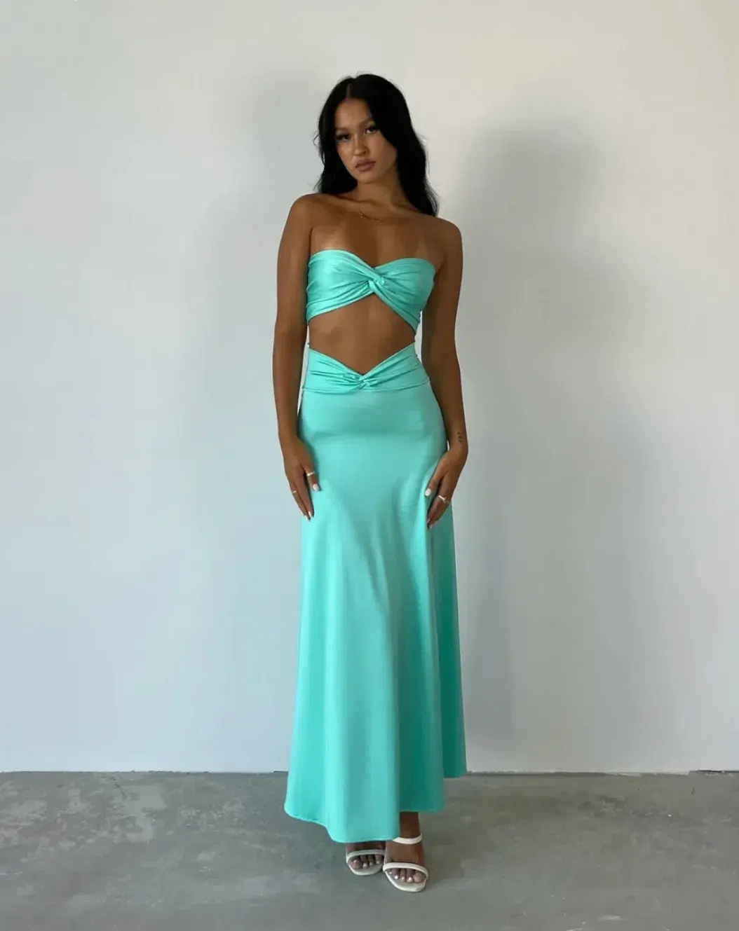Banter The Label Jasmine Set Aqua Size S / AU 8 for rent on The Volte - main image