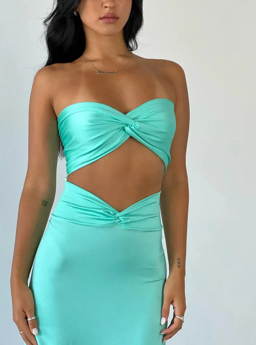 Banter The Label Jasmine Set Aqua Size S / AU 8 for rent on The Volte - main image
