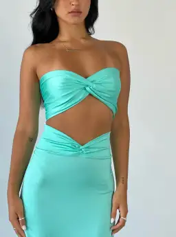 Banter The Label Jasmine Set Aqua Size S / AU 8 for rent on The Volte - image 2