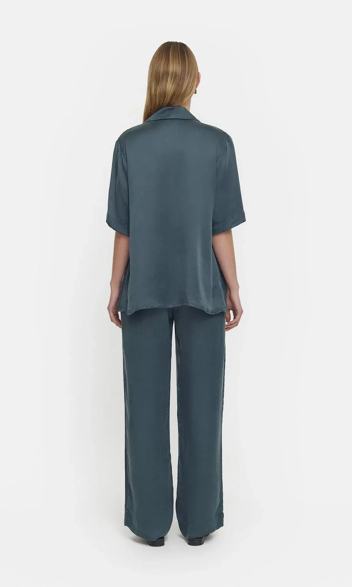 Viktoria and Woods Chorus Shirt Size 1 and Pilot Pants Size 2 Set Deep Petrol  - Image 2