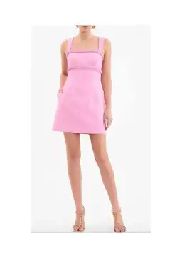 Rebecca Vallance Rochelle Mini Dress Pink Size AU 8
