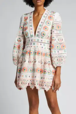 Zimmermann Brighton Plunge Dress Multi Size 3 / Au 14 for rent on The Volte - image 3