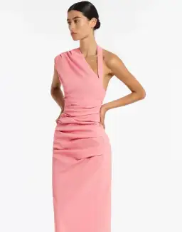 Sir the Label Giacomo Gathered Gown Pink Size 6 for rent on The Volte - image 2