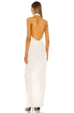 Michael Costello X Revolve Soraya Gown in White Size M / AU 10 for rent on The Volte - image 3