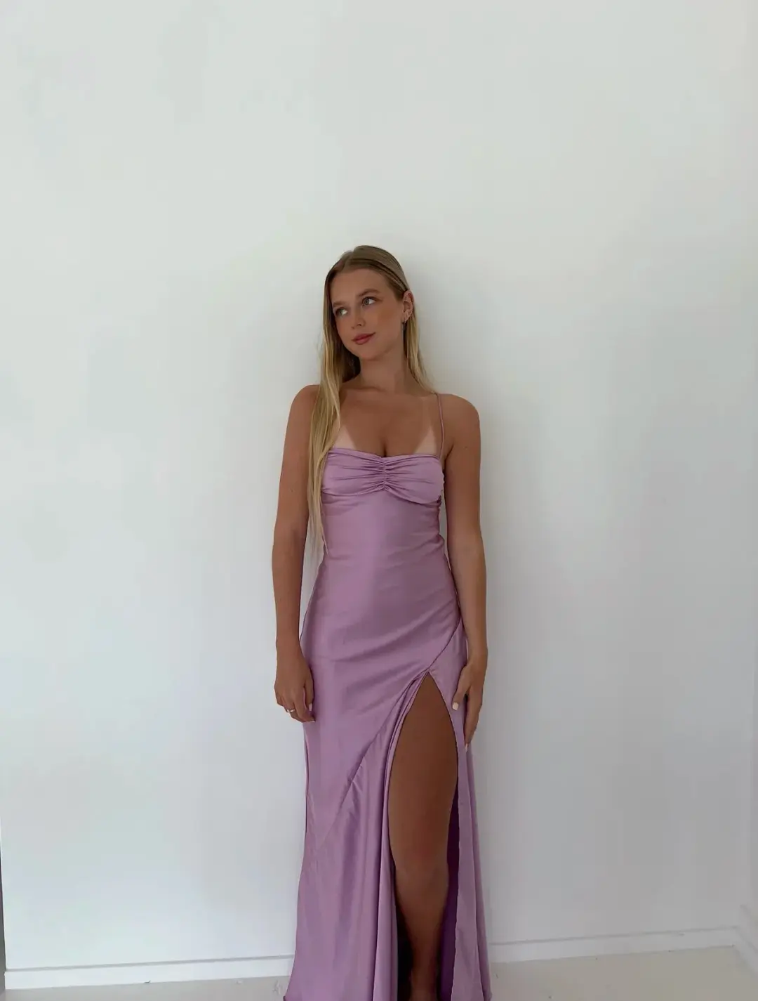 HNTR the Label Gaia Gown Lilac Size XS / AU 6 for rent on The Volte - main image