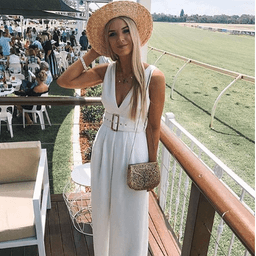 Sheike Amelia Jumpsuit White size 6 for rent on The Volte - image 1