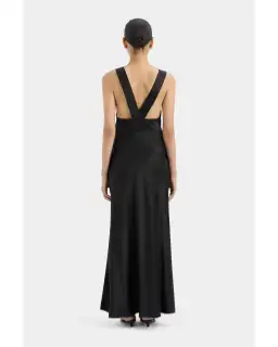 Sir The Label Aries Cut Out Gown Black Size AU 10 for rent on The Volte - image 2