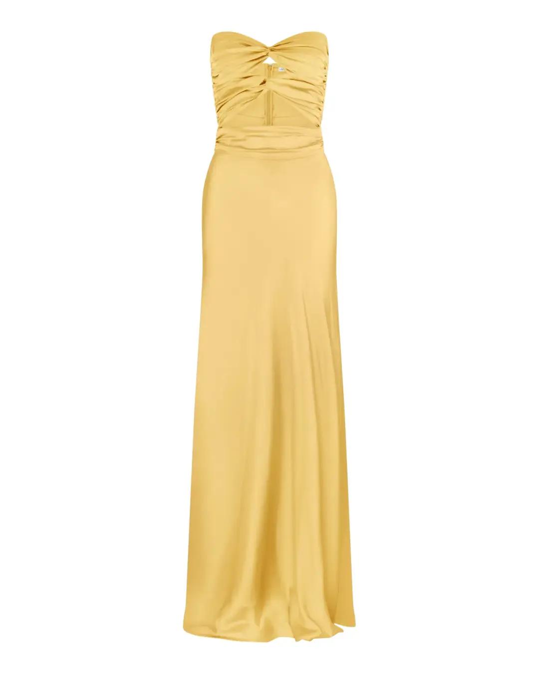 HNTR The Label Inka Gown In Gold Sun Size AU 12 for rent on The Volte - main image