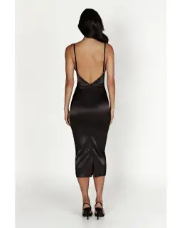 Meshki Brie Corset Midi Dress Black Size S / AU 8 for rent on The Volte - image 4