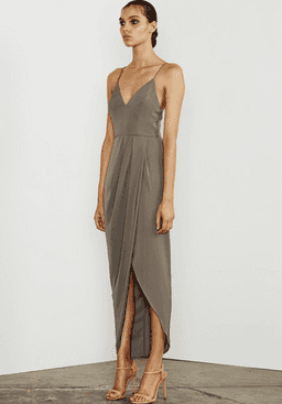 Shona Joy Core Cocktail Green Dress size 6 for rent on The Volte - image 3