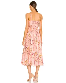 Zimmermann Rosa Laced Picnic Dress Pink Floral Size 2 / AU 12 for rent on The Volte - image 3