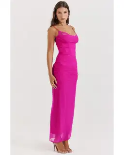 House of CB Nalini Maxi Dress Fuchsia Size S / AU 8 for rent on The Volte - image 1