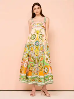 Alemais Pinball Sundress Multi Size 14 for rent on The Volte - image 1