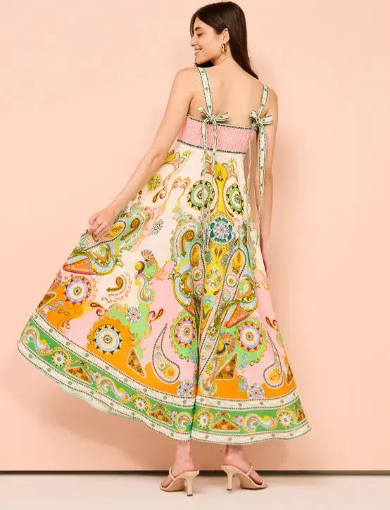 Alemais Pinball Sundress Multi Size 14 for rent on The Volte - main image