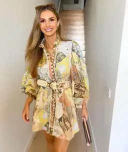 Zimmermann Brightside A-Line Mini Dress Batik Patch Size 0 / AU 8 for rent on The Volte - image 2